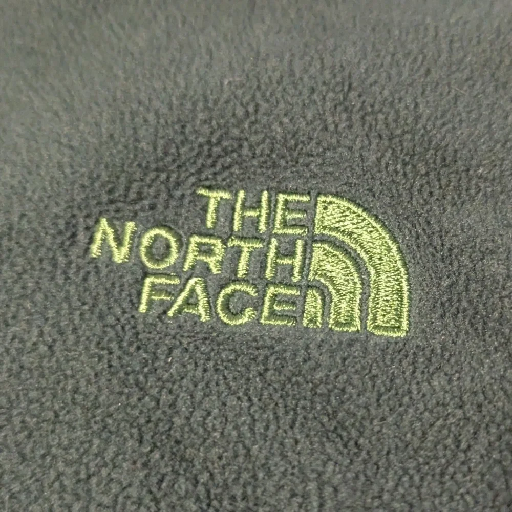 The North Face Mens Forest Green Polartec Quarter Zip Fleece Pullover Large